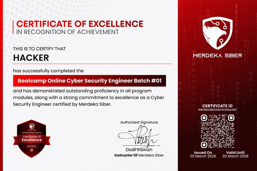 Certificate of Excellence
